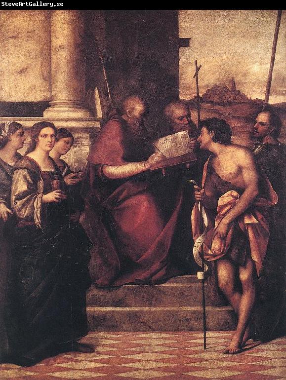 Sebastiano del Piombo San Giovanni Crisostomo and Saints